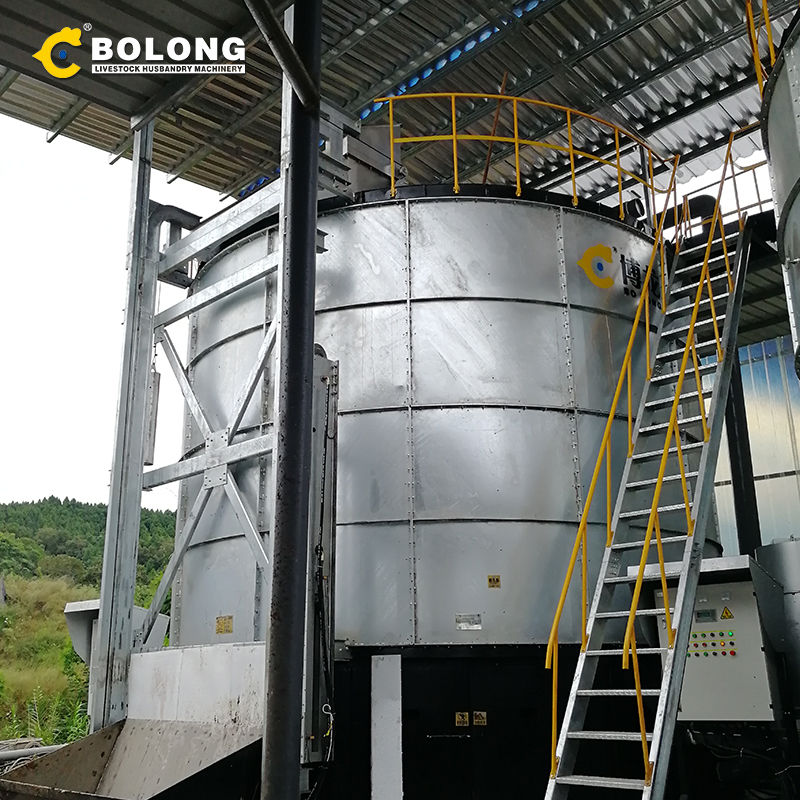 quite-running animal manure fermenter equipment